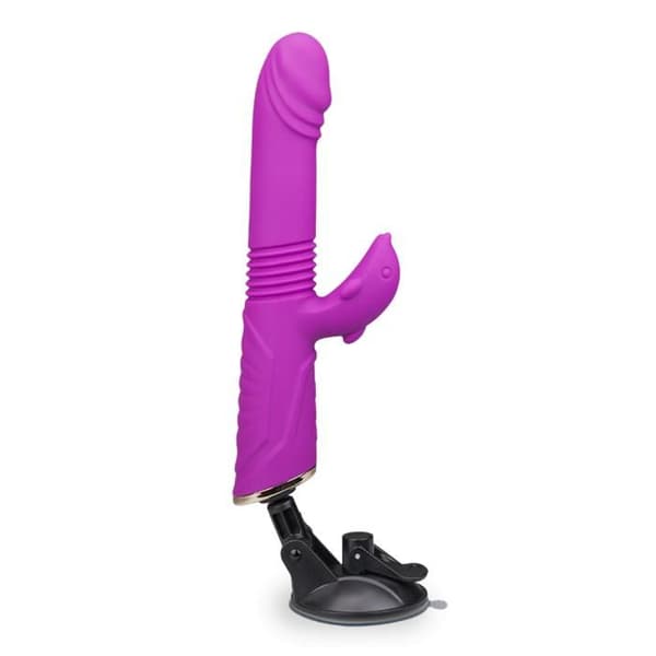 Fram och tillbaka kaninvibrator med Flip sugkopp