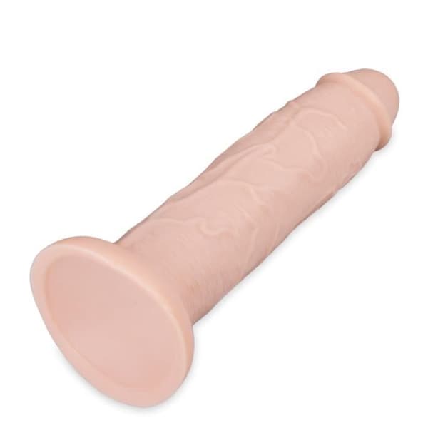 Mega Storlek Sugkopp Dildo 27 cm Ljus Skin