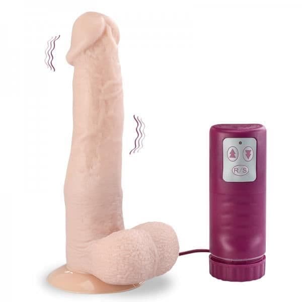 Realistisk dildosugkoppsrotation