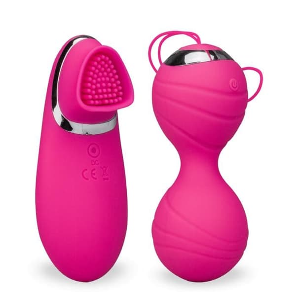 Geishakulor och vibratorfjärrkontroll