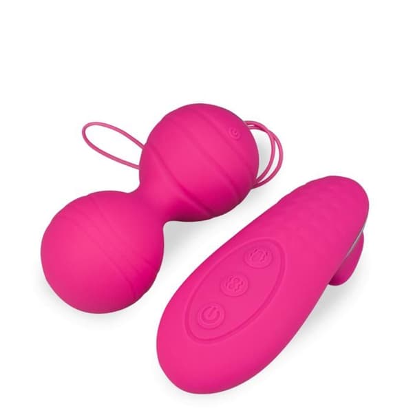 Geishakulor och vibratorfjärrkontroll