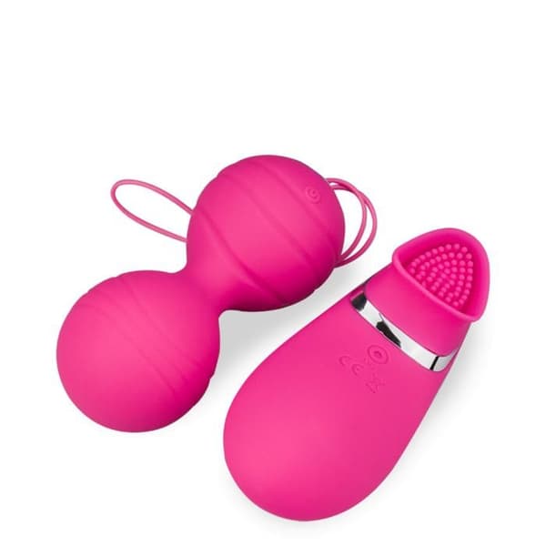 Geishakulor och vibratorfjärrkontroll