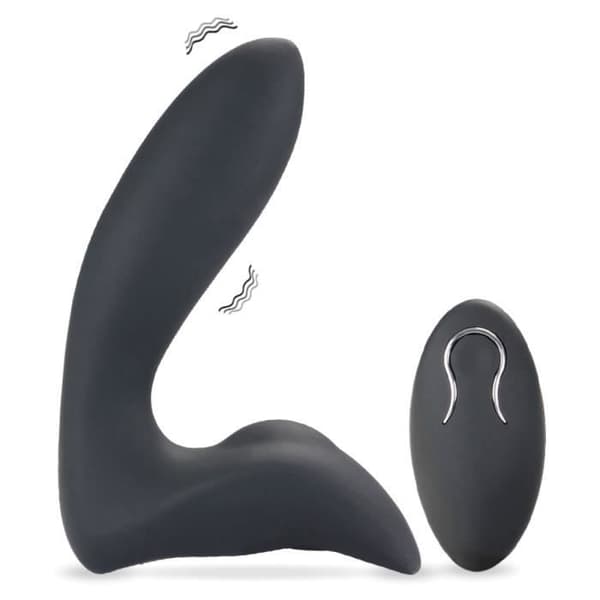 Fjärrstyrd prostatastimulator 12 lägen Svart