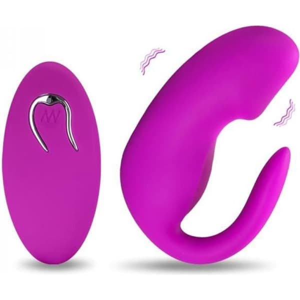 Klitorisstimulatorvibrator med fjärrkontroll