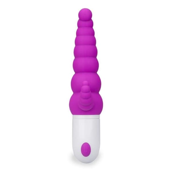 Rabbit vibrator - Moln - 9 lägen - ABS och silikon - Lila