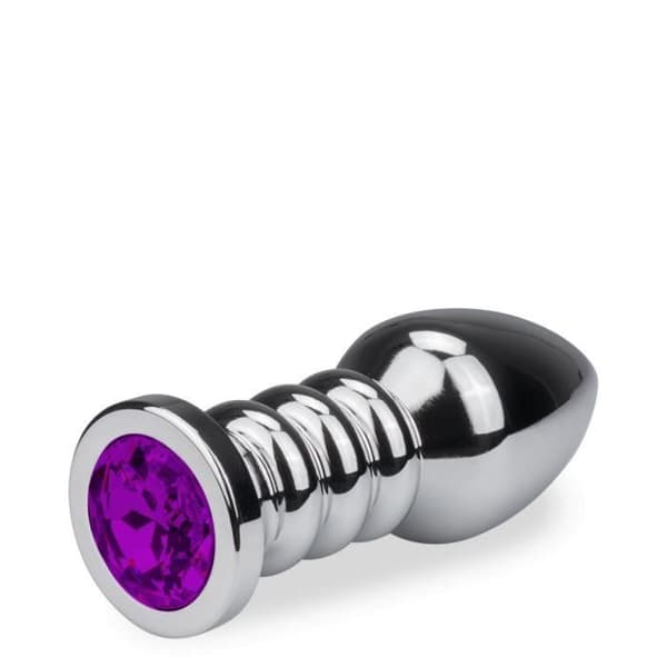 XL ringad rosenknopp anal juvel - 8 färger