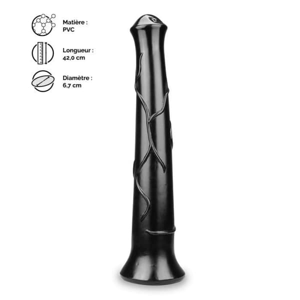 Hästdjur sugkopp dildo 42,0cm