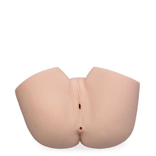 Masturbatorbyst - Janie - 5,7 kg - Penetrabel slida och anus - Nodulerade och räfflade inlägg