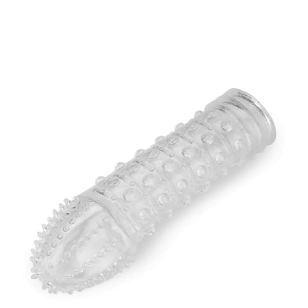 Penisförstärkare - Noname - Super Förstärkare Med Stimulerande Kulor - 15cm Längd - Transparent - Vuxen