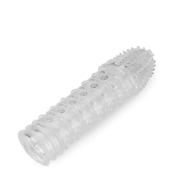 Penisförstärkare - Noname - Super Förstärkare Med Stimulerande Kulor - 15cm Längd - Transparent - Vuxen
