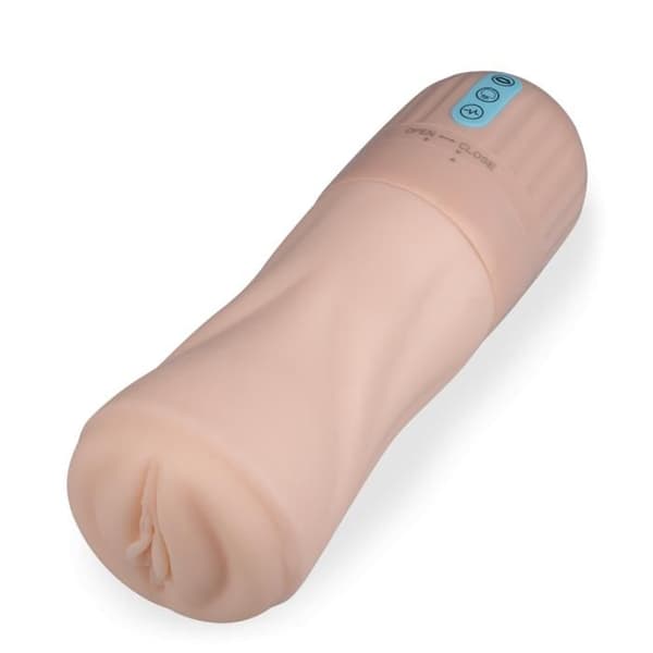 Paige sug och vibrerande realistisk vagina onani
