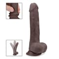 Miniatyrbild 2 av 4: Smidig sugkopp dildo 23,0 cm Real Skin