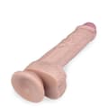 Miniatyrbild 5 av 6: Tony Realistic Wet Look Sugkopp Dildo