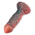 Miniatyrbild 6 av 6: Drak sugkopp dildo med våg 19,0cm
