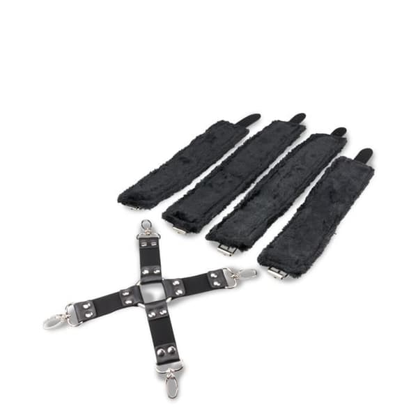 Handbojor och korsband bondage kit