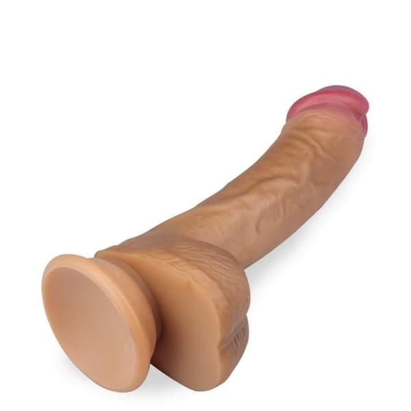 Godemiche i silikonvätska Real Dick