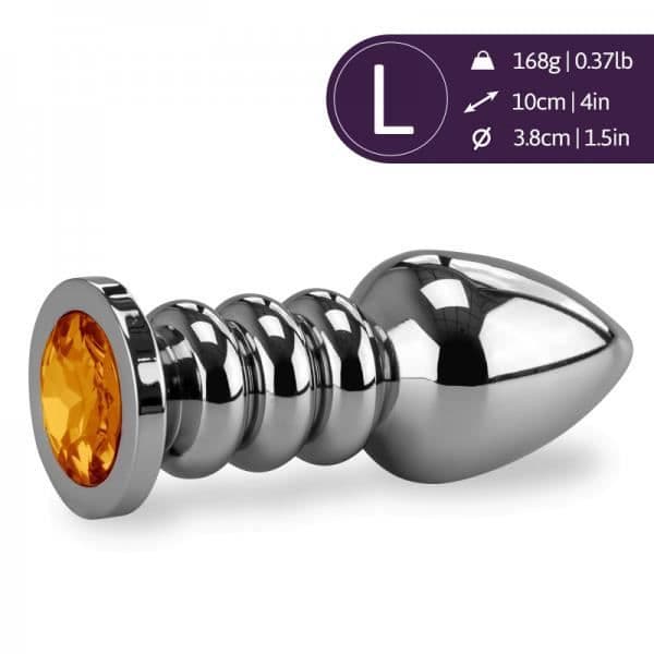 Anal juvel Rosebud Ringed XL-Gold