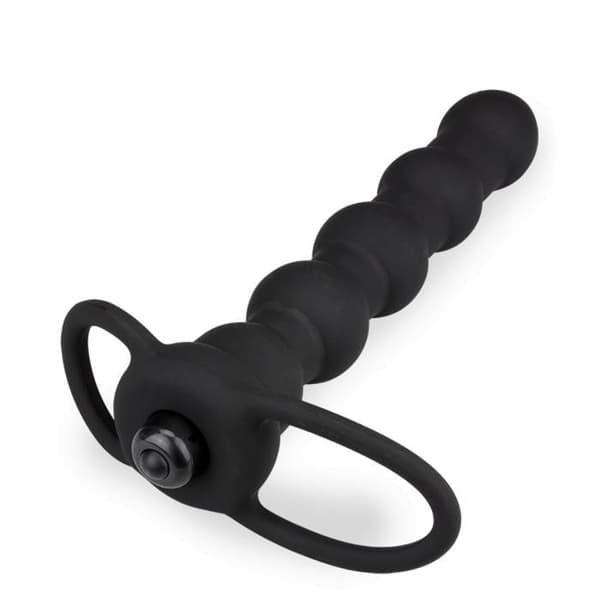 Double Penetrator Dildo - LOVE & VIBES - Silikon - 16 cm - Vibrerande - 2,7 cm diameter