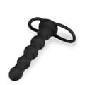 Miniatyrbild 6 av 6: Double Penetrator Dildo - LOVE &amp; VIBES - Silikon - 16 cm - Vibrerande - 2,7 cm diameter