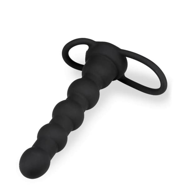 Double Penetrator Dildo - LOVE &amp; VIBES - Silikon - 16 cm - Vibrerande - 2,7 cm diameter