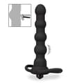 Miniatyrbild 2 av 6: Double Penetrator Dildo - LOVE &amp; VIBES - Silikon - 16 cm - Vibrerande - 2,7 cm diameter