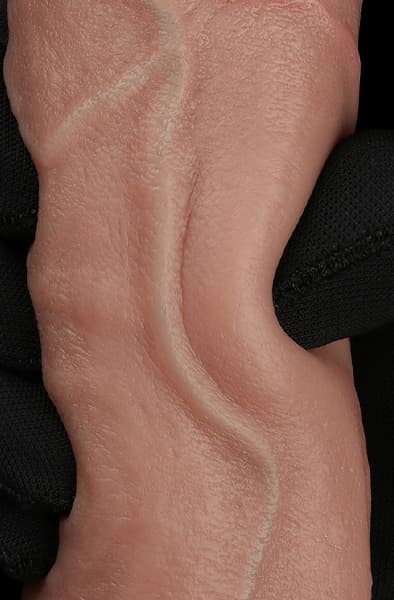 Lovetoy Dual Layered Silicone Dildo 23,5 cm Realistisk dildo