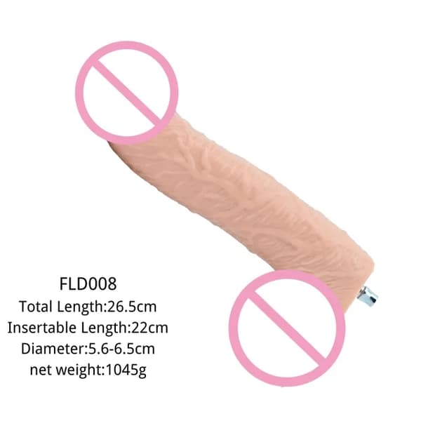 Flesh Dildos, Snabbplugg/Vac-u-lock, Kärleksmaskins Tillbehör, FLD008