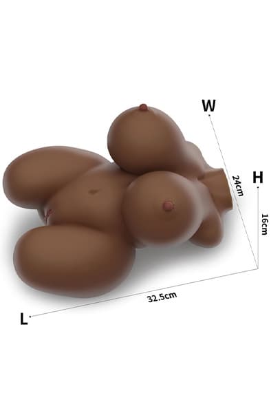 Lovetoy Streetgirls #6 Masturbator Doll Brown Sexdokke