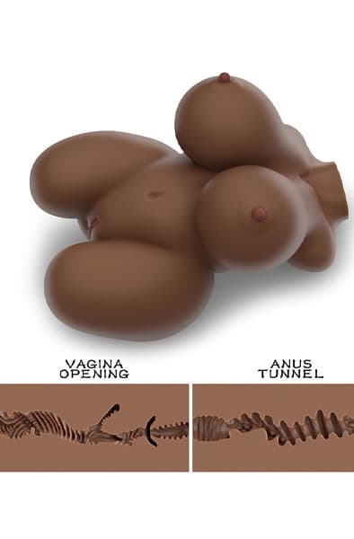 Lovetoy Streetgirls #6 Masturbator Doll Brown Sexdokke