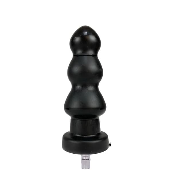 Sexmaskine-tilbehør, Vac U Lock-kompatibilitet, store sorte dildoer, FLD008