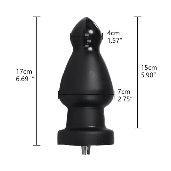 Seksikoneen liite, Vac-U-Lock-yhteensopivuus, automaattinen anaalitappi, FLD007