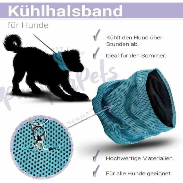 MAVURA Cooling Dog Halsband - Blå - Vuxen