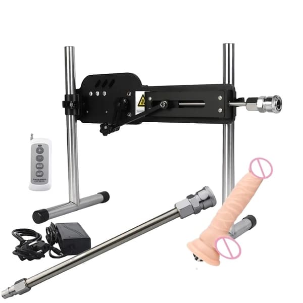 Sexmaskin, Justerbar Slaglängd, Gratis Dildo Förlängningsslang Tillbehör, H3