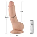 Miniatyrbild 4 av 4: LOVETOY REAL EXTREME DILDO VIBRATING 18CM