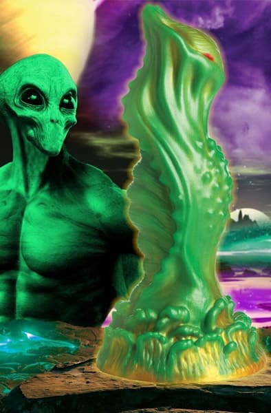 Nebula Alien Silicone Dildo 19 cm Monster dildo