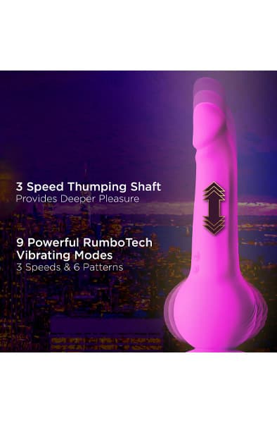 Impressions New York Gyroquake Dildo 24,5 cm Vibrator