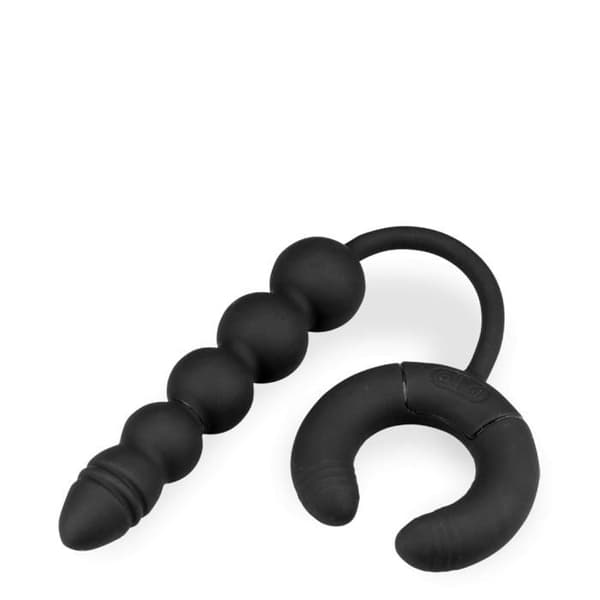 Anal radband med Nebulo vibrerande cockring