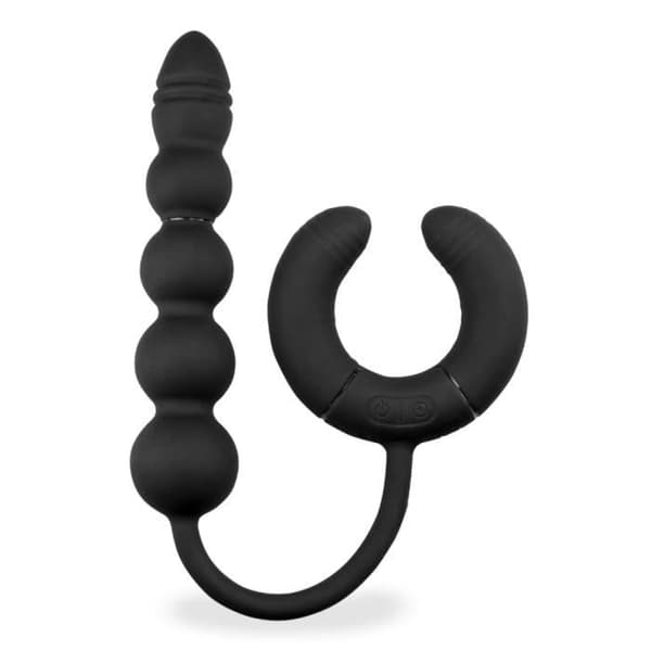 Anal radband med Nebulo vibrerande cockring