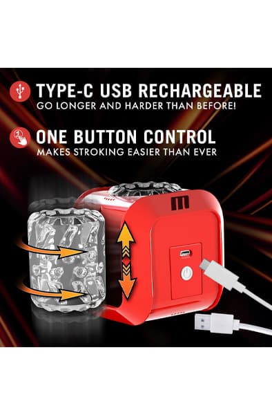 SlamBox Thrusting & Rotating Stroker Automatisk masturbatr