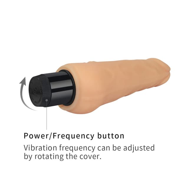 LOVETOY XTREME FEEL CYBERSKIN VIBRATOR 19CM