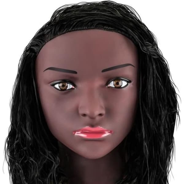 Uppblåsbar sexdocka Realistic Black Non Black