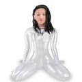 Miniatyrbild 1 av 4: Sittande transparent uppblåsbar docka i W - LOVE &amp; VIBES - Uppblåsbar docka - Silikon