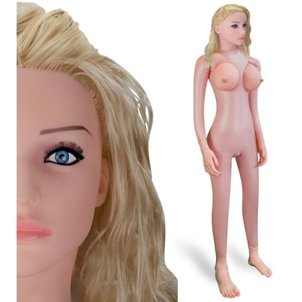 100 % realistisk latex vibrerande docka