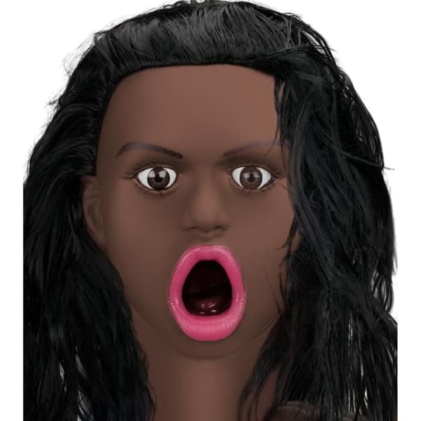 Uppblåsbar docka - Pippa - PVC - Realistiskt 3D-huvud - 3 hål - 160 cm