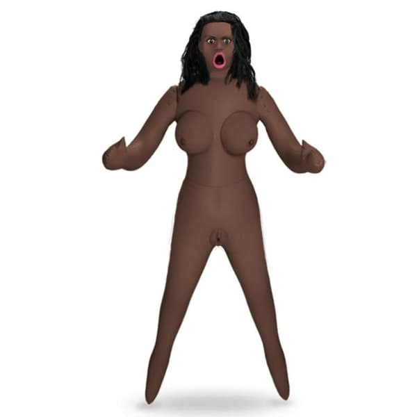 Uppblåsbar docka - Pippa - PVC - Realistiskt 3D-huvud - 3 hål - 160 cm