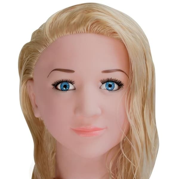Realistisk Blonder Rumpdocka Vagina Anus Inte Kött