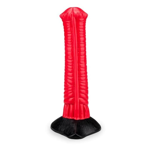 Dildo - PVC - Häst - Röd - XXL - Anal