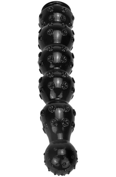 Zeus Dildo Black 40 cm Paksu anaalidildo