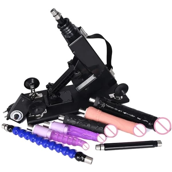 Sexmaskin, Dildofäste, Automatisk Onani, , 7 Accessories