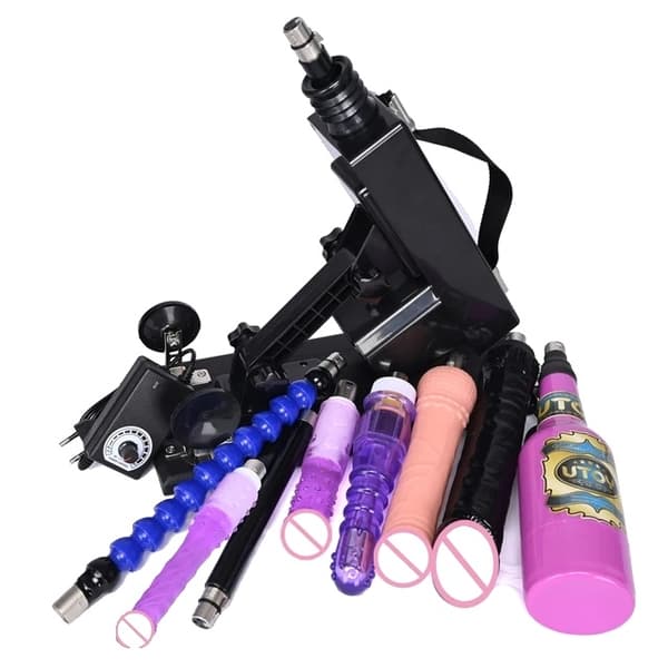 Sexmaskin, Dildofäste, Automatisk Onani, , 7 Accessories